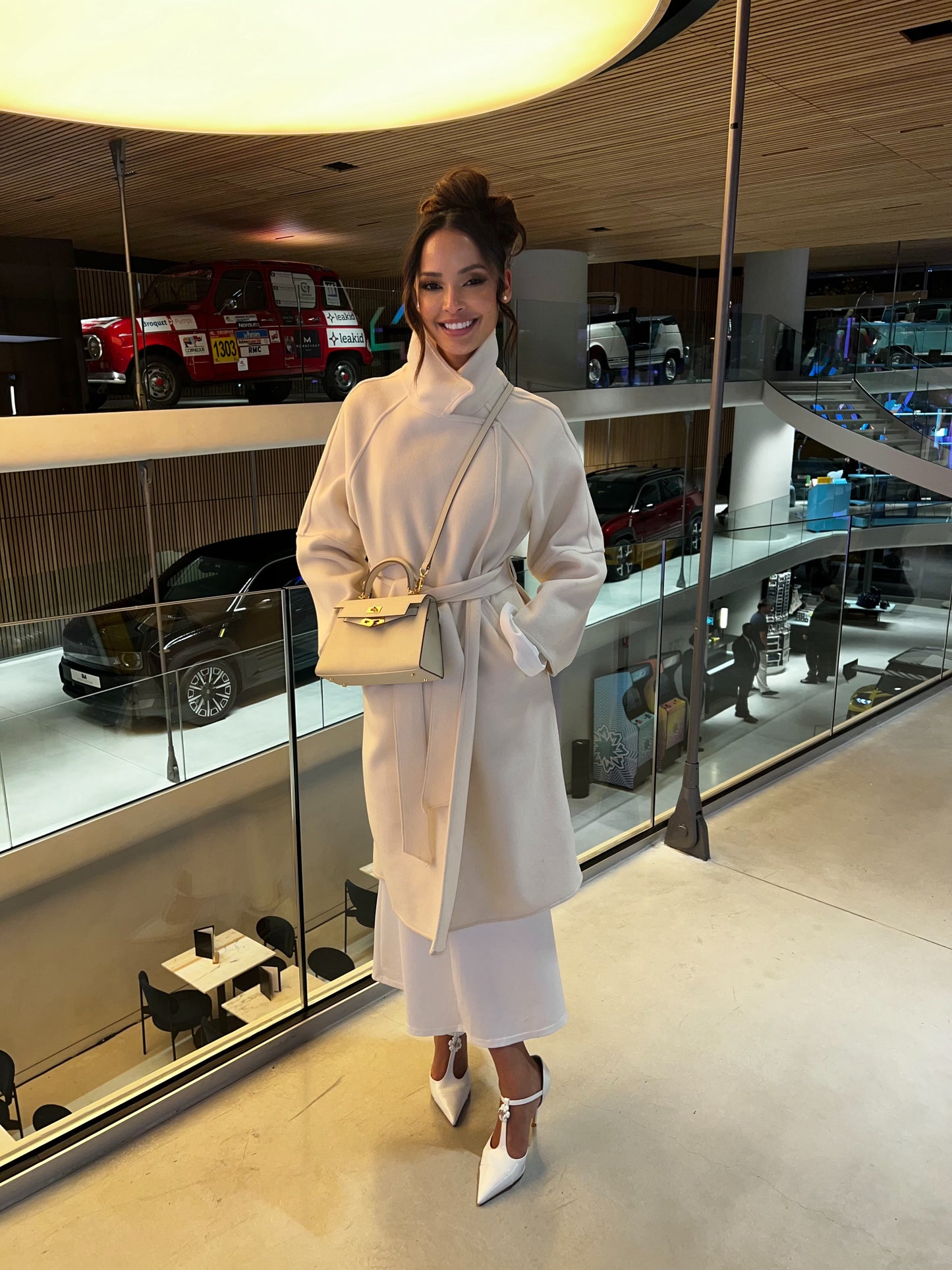 2025 Women’s Double Sided Tweed Mid Length Cashmere Coat