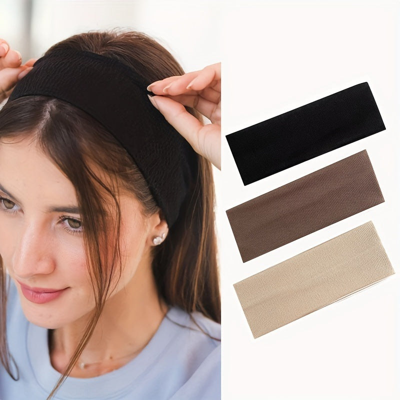 Unisex Anti-Slip Elastic Sweat-Absorbing Sports Headband