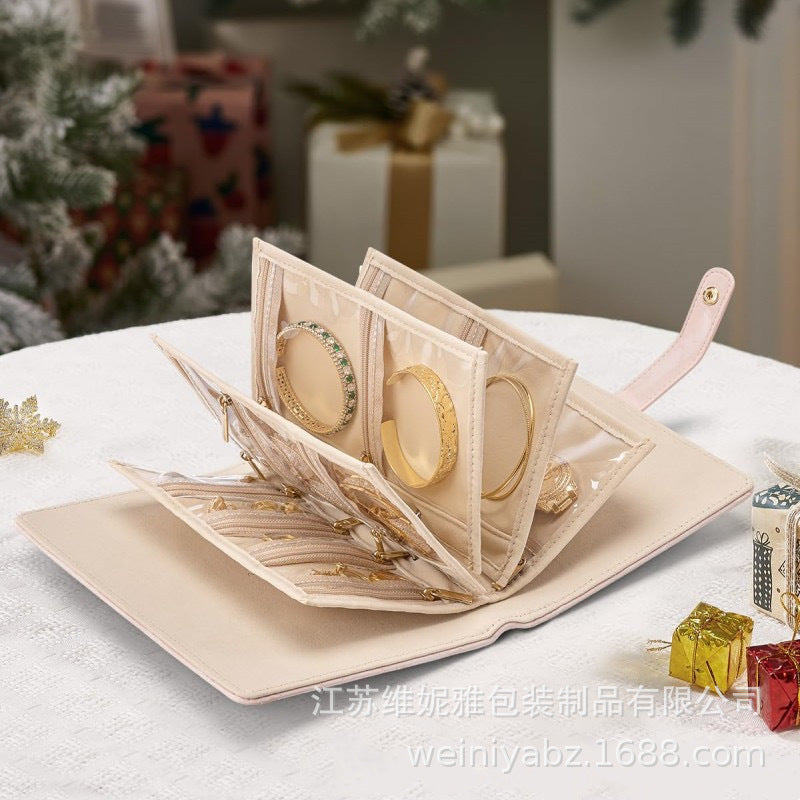 Portable Anti-Oxidation Jewelry Storage Pouch and booklet