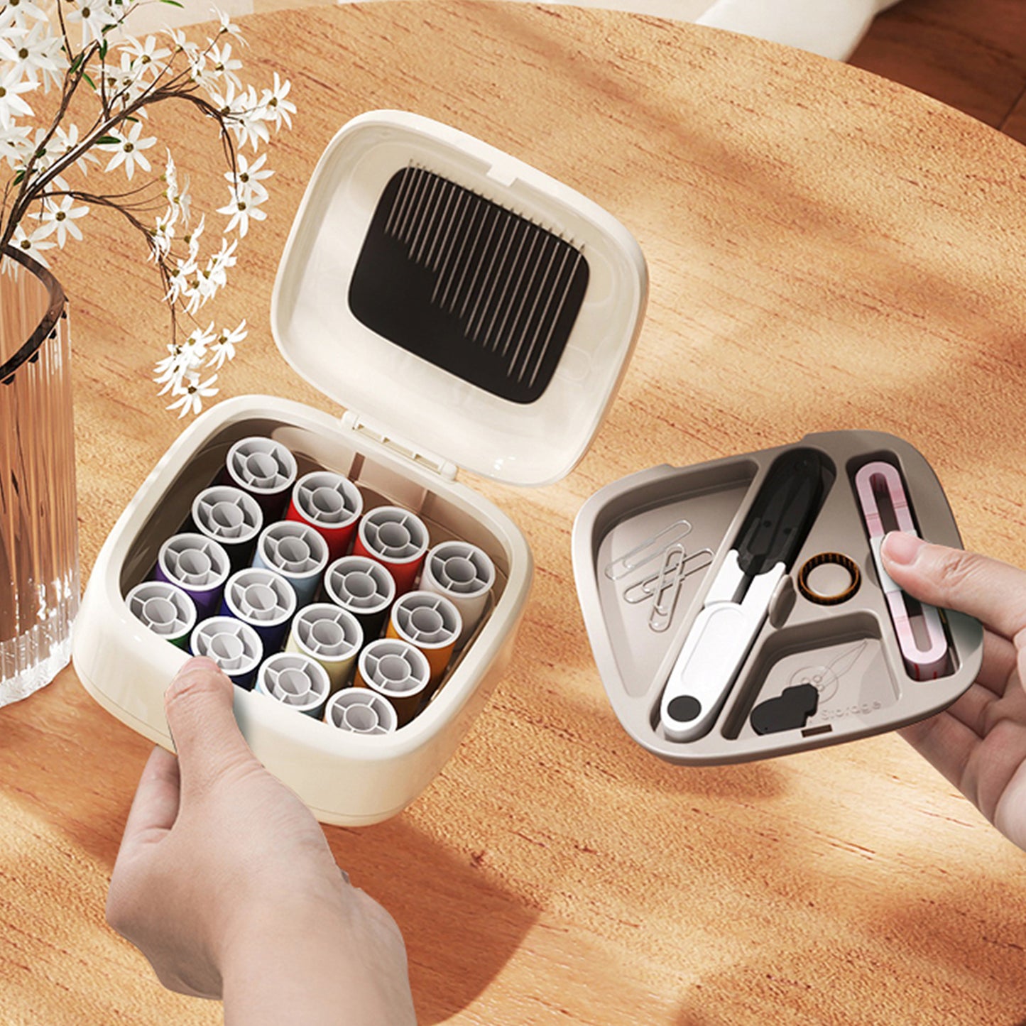 40-Piece Portable Magnetic Sewing Kit
