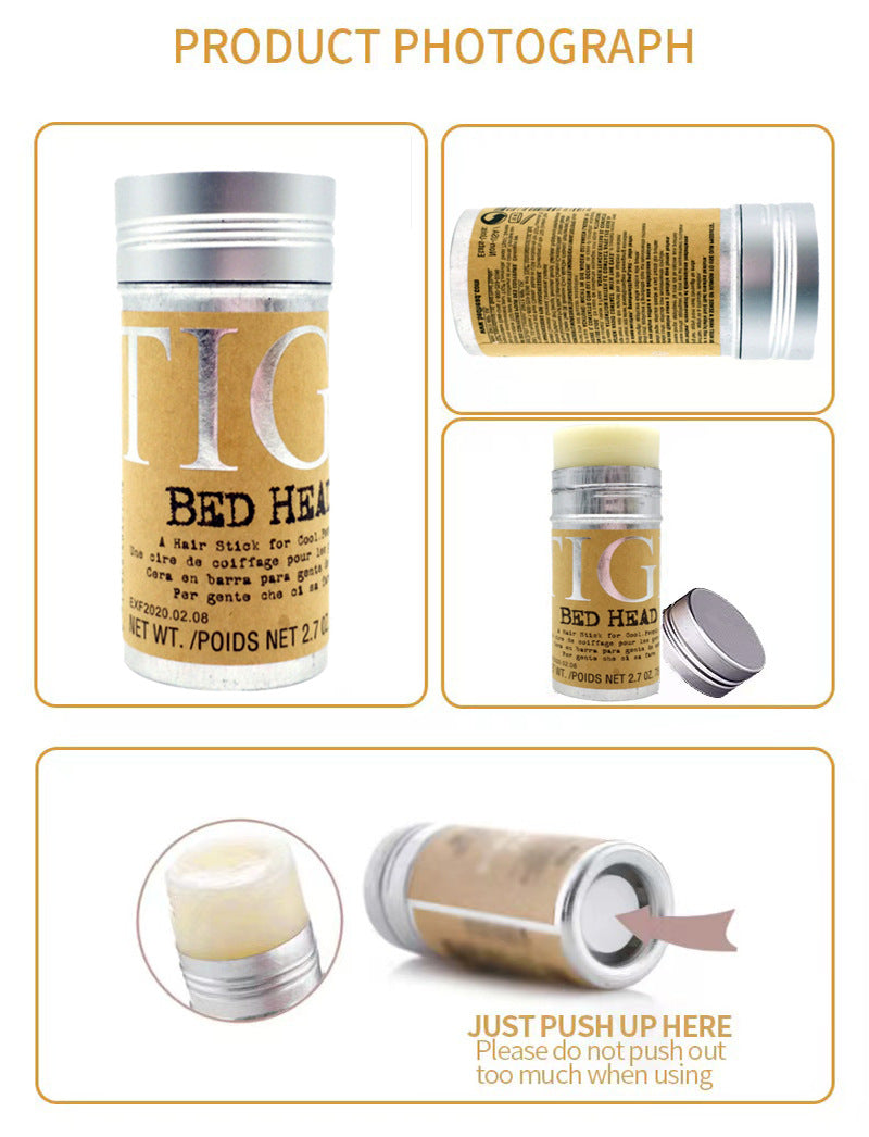 The best TIG Bed Head hair wax hair wax stick 75g hair breaking finishing cream anti-frizz styling hair wax stick export