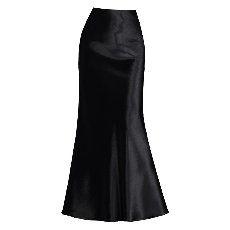 2025 Women’s High Waist Mid-Length Mermaid Skirt