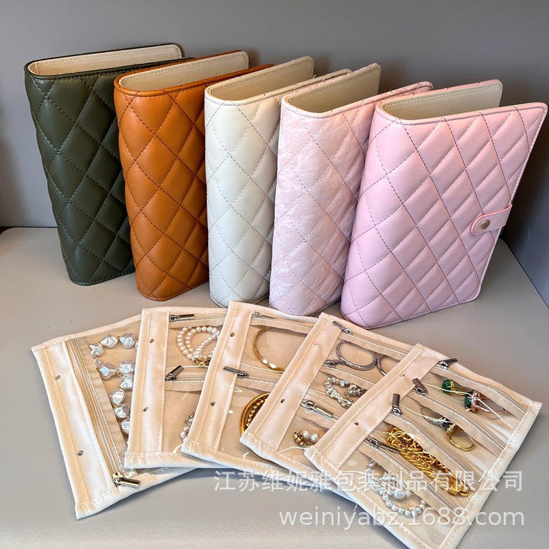 Portable Anti-Oxidation Jewelry Storage Pouch and booklet